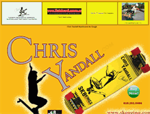 Tablet Screenshot of chrisyandall.com